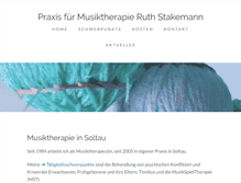 Tablet Screenshot of musiktherapie-soltau.de